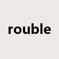 rouble是什么意思