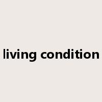 living condition是什么意思
