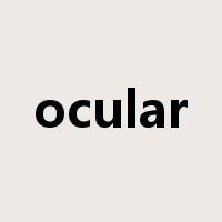 ocular是什么意思