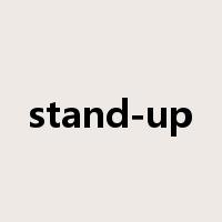 stand-up是什么意思