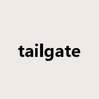 tailgate是什么意思