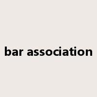 bar association是什么意思
