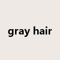 gray hair是什么意思