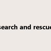 search and rescue是什么意思