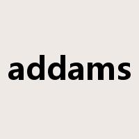 addams是什么意思