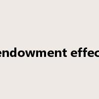 endowment effect是什么意思