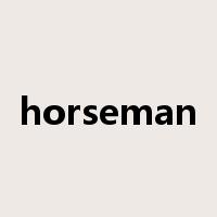 horseman是什么意思