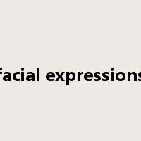 facial expressions是什么意思