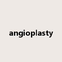 angioplasty是什么意思