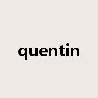 quentin是什么意思