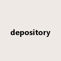 depository是什么意思