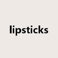 lipsticks是什么意思