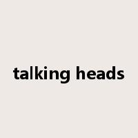 talking heads是什么意思