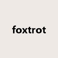 foxtrot是什么意思