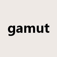 gamut是什么意思