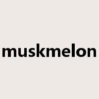 muskmelon是什么意思