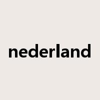 nederland是什么意思