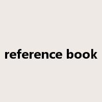 reference book是什么意思
