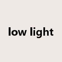 low light是什么意思