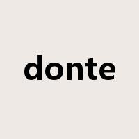 donte是什么意思