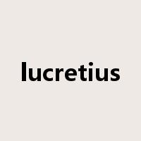 lucretius是什么意思