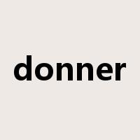 donner是什么意思