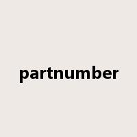 partnumber是什么意思