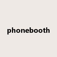 phonebooth是什么意思