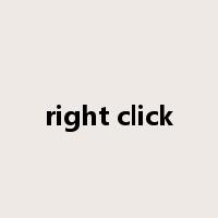 right click是什么意思