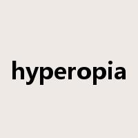 hyperopia是什么意思