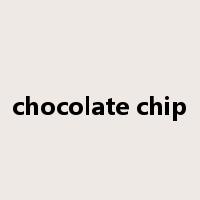 chocolate chip是什么意思