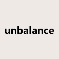 unbalance是什么意思
