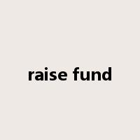 raise fund是什么意思