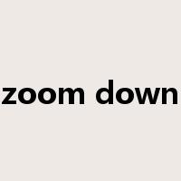 zoom down是什么意思