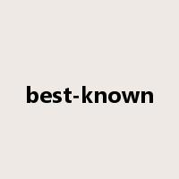 best-known是什么意思