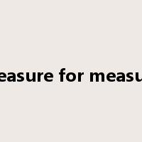 measure for measure是什么意思