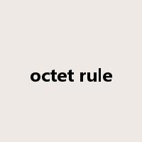 octet rule是什么意思