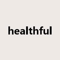 healthful是什么意思