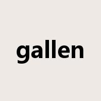 gallen是什么意思