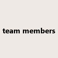 team members是什么意思