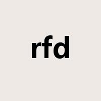 rfd是什么意思