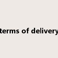 terms of delivery是什么意思
