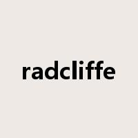radcliffe是什么意思