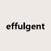 effulgent是什么意思