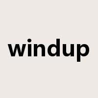 windup是什么意思