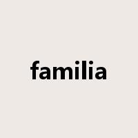 familia是什么意思