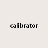 calibrator是什么意思