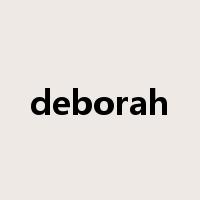 deborah是什么意思