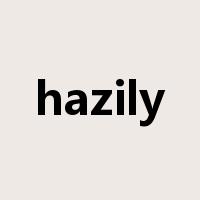 hazily是什么意思