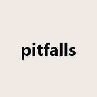 pitfalls是什么意思
